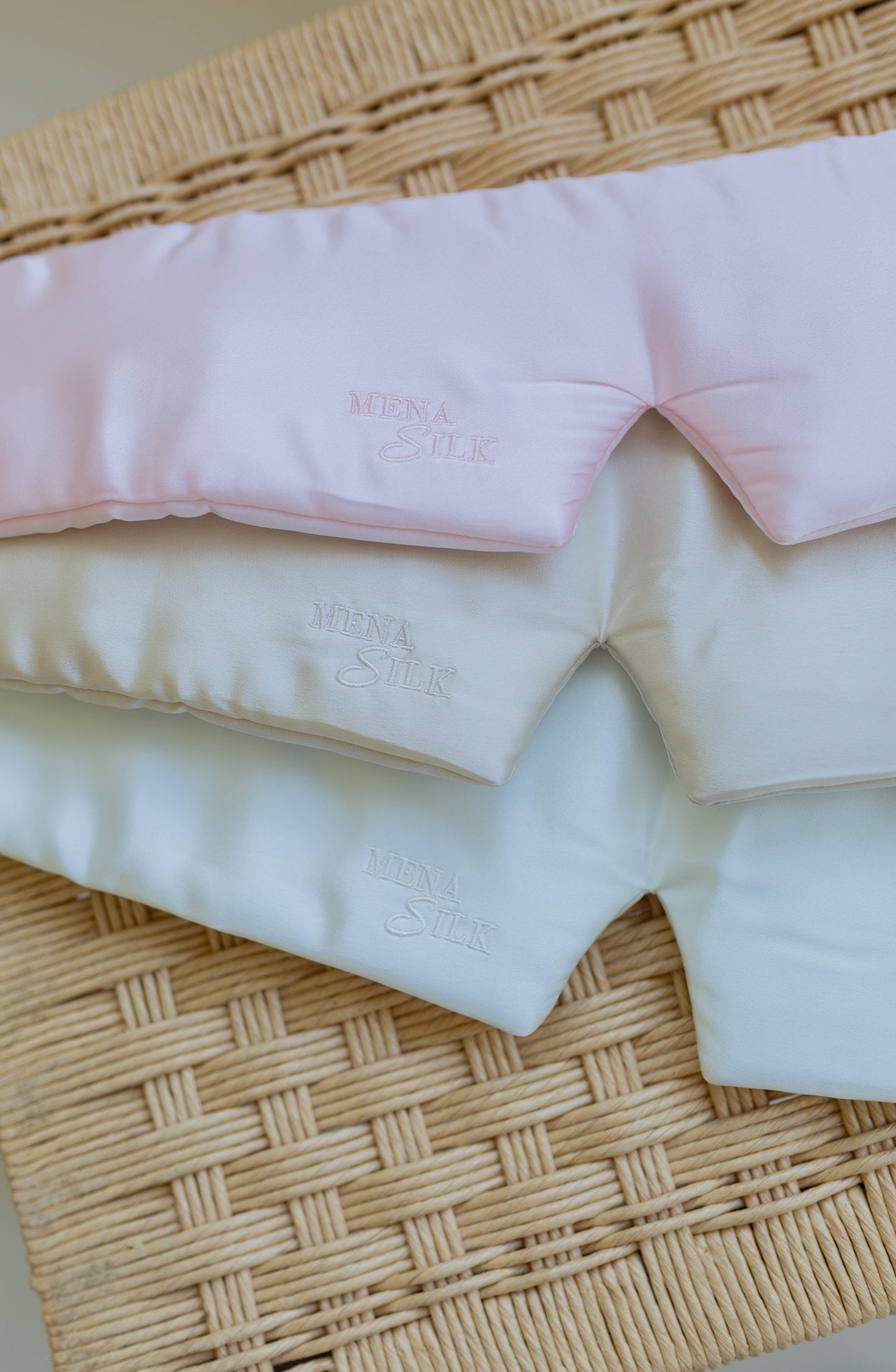 Zijden Eyemask Large | Champagne