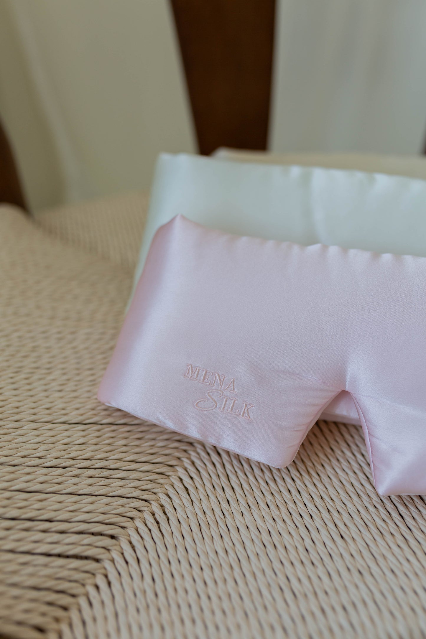 Zijden Eyemask Large | Soft Pink